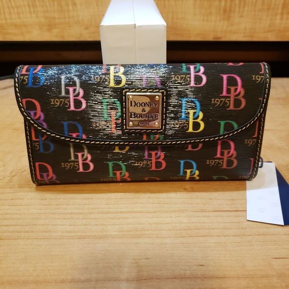 Dooney & Bourke Handbags - Dooney & Bourke Continental Clutch DB75 Multicolor